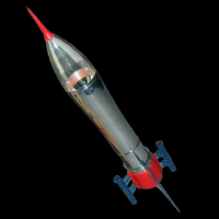 Space Patrol Rocket by Ray-O-Vac